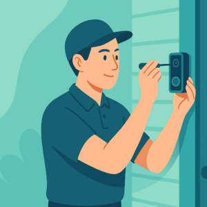 Professional CCTV installation UK Ring doorbell installer near me Burglar alarm installation cost